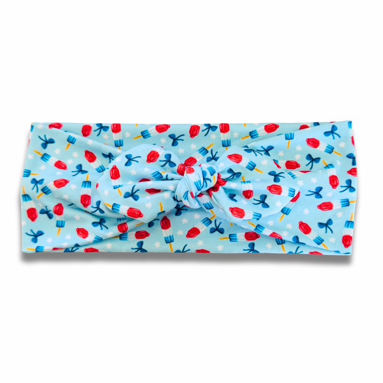 Rocket Pops Sweetheart Headband (or removable tie option) Sewing Sweethearts Sweetheart with Removable Tie