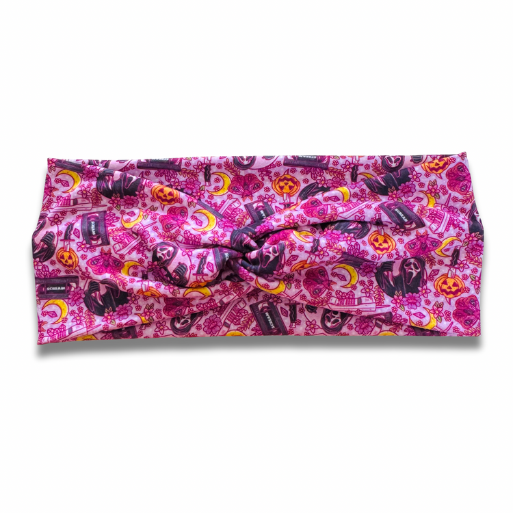 Scream Sweetheart Headband (or removable tie option) Sewing Sweethearts Sweetheart