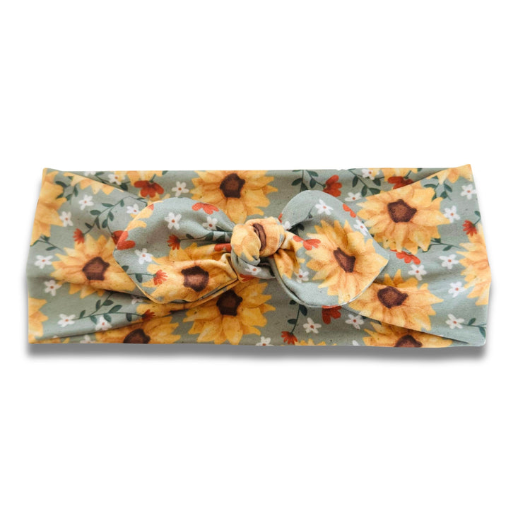 Harvest Sunflowers Sweetheart (or removable tie option) Sewing Sweethearts Sweetheart with removable tie