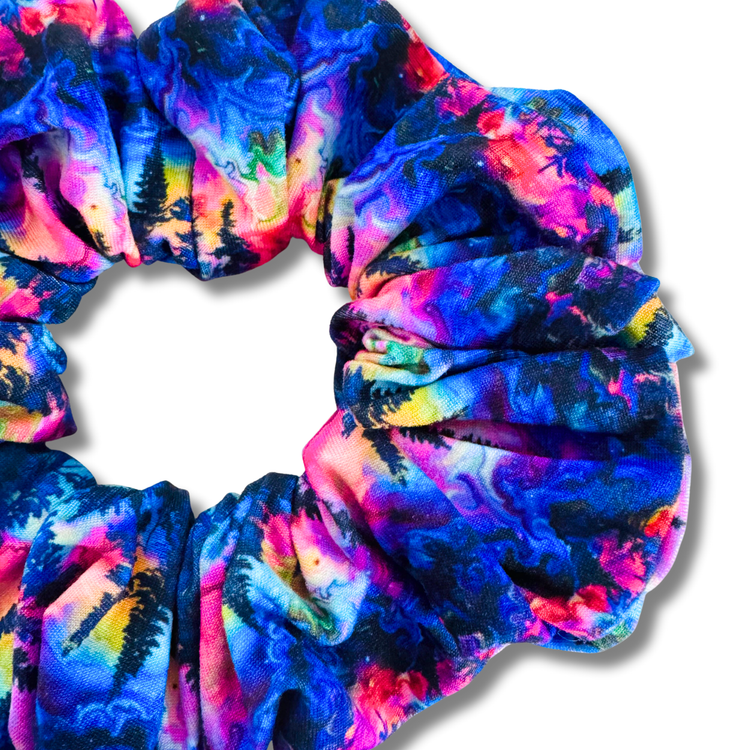 Southern Lights Forest Scrunchie Sewing Sweethearts