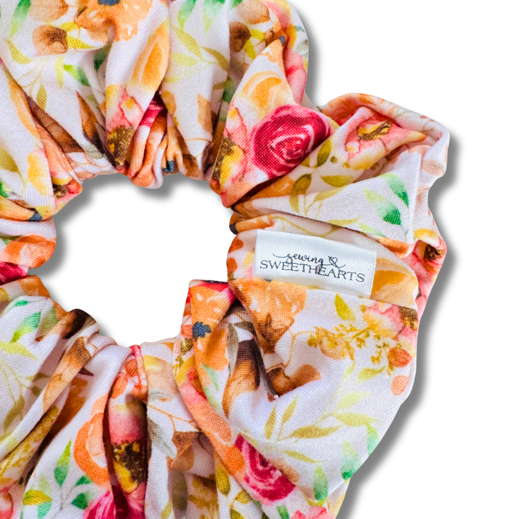 Golden Sunrise Scrunchie Sewing Sweethearts
