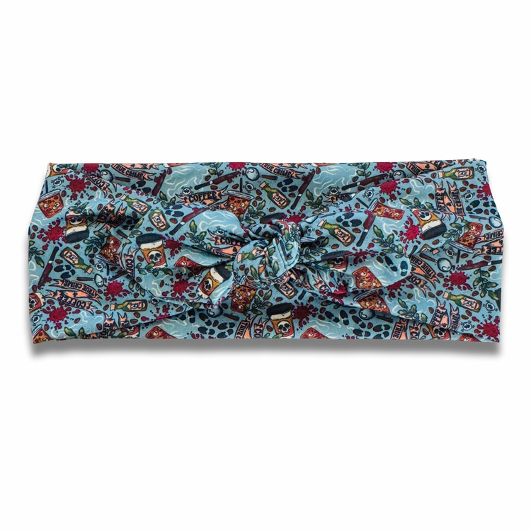 True Crime Sweetheart Headband (or removable tie option) Sewing Sweethearts Sweetheart with Removable Tie