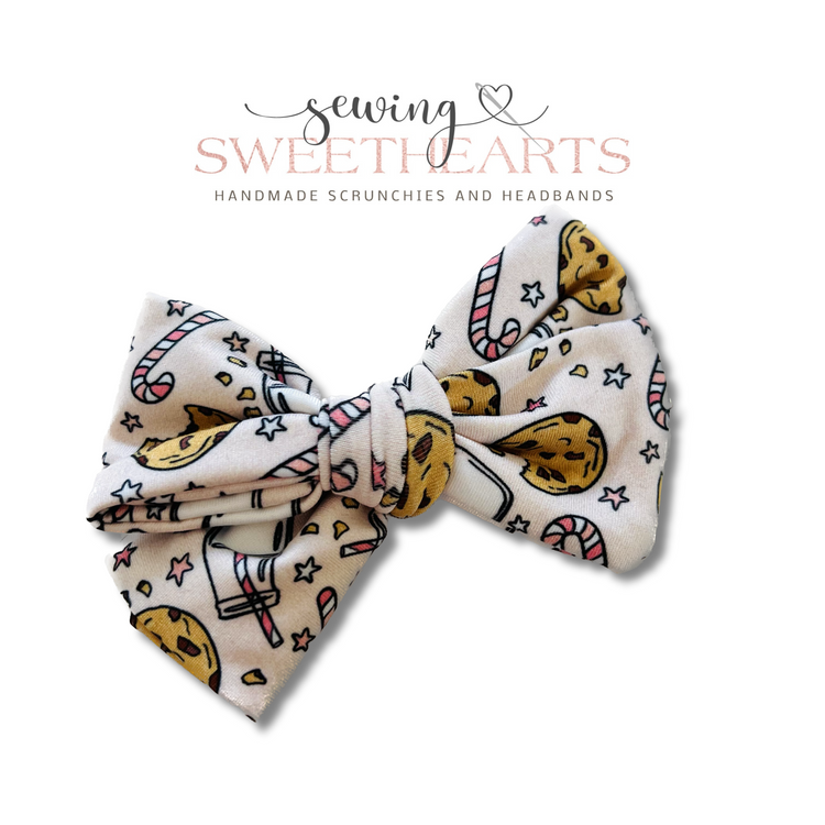 Milk & Cookies Bow Sweet Minis Sewing Sweethearts