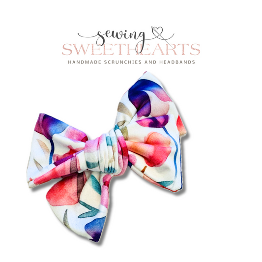 Tulips Bow  Sewing Sweethearts   