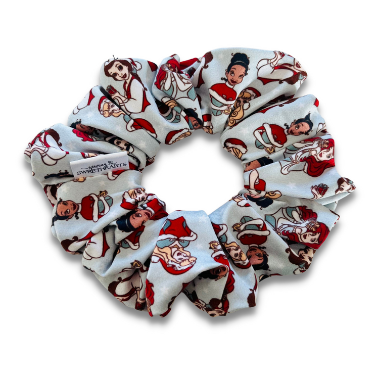 Christmas Princesses Scrunchie Sewing Sweethearts