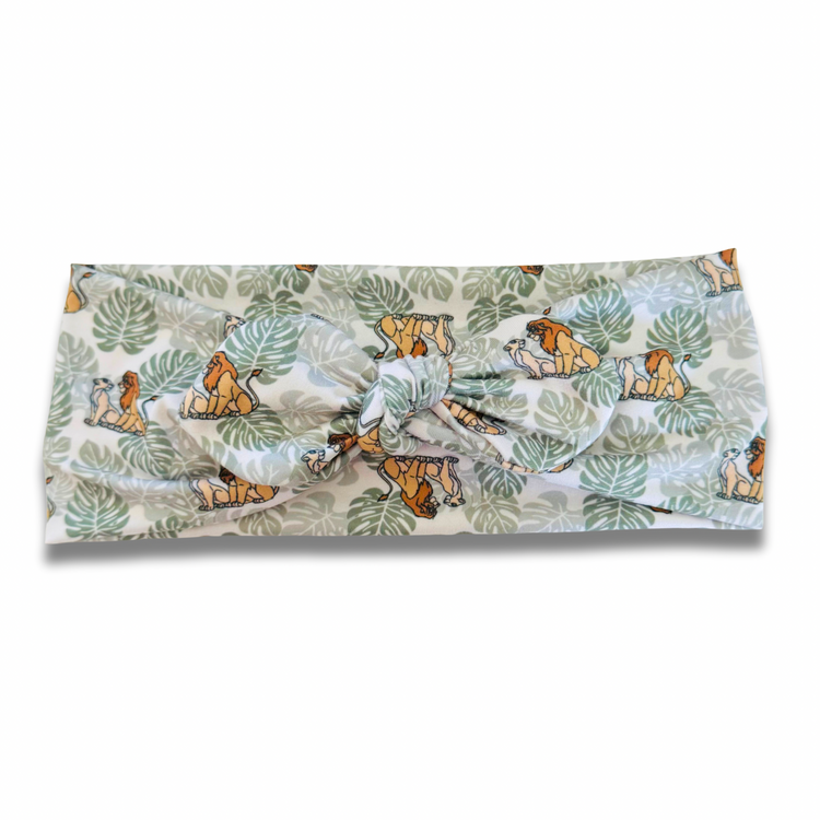 Lions Sweetheart Headband (or removable tie option) Sewing Sweethearts Sweetheart with Removable Tie