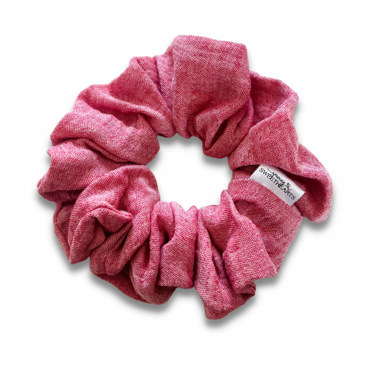 Cranberry Muslin Scrunchie Sewing Sweethearts