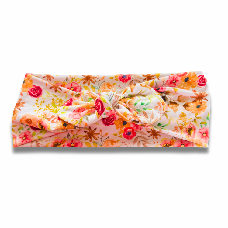 Golden Sunrise Sweetheart Headband (or removable tie option) Sewing Sweethearts Sweetheart with Removable Tie
