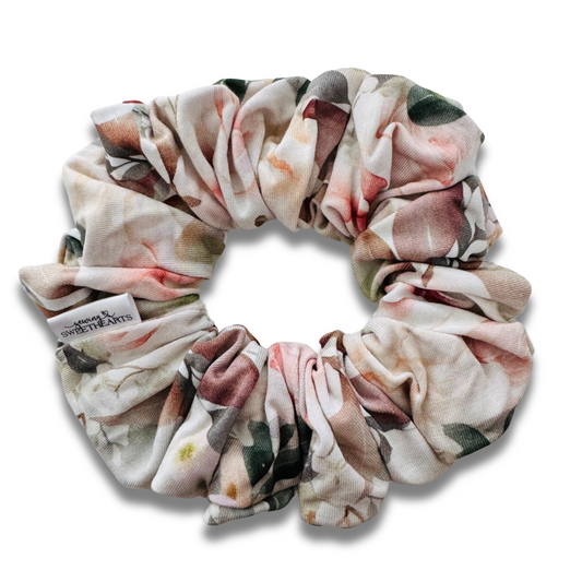 Blush Blooms Scrunchie  Sewing Sweethearts   