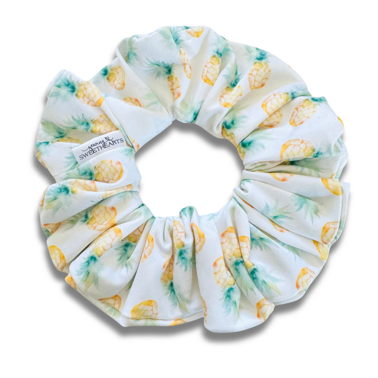 Pineapples Scrunchie Sewing Sweethearts