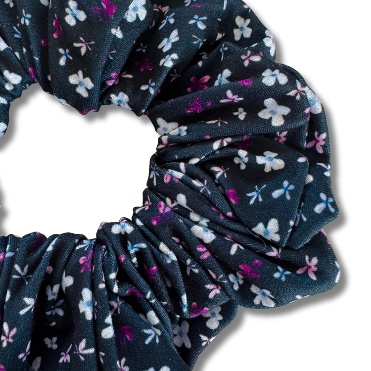 Mini Autumn Blooms Scrunchie Sewing Sweethearts