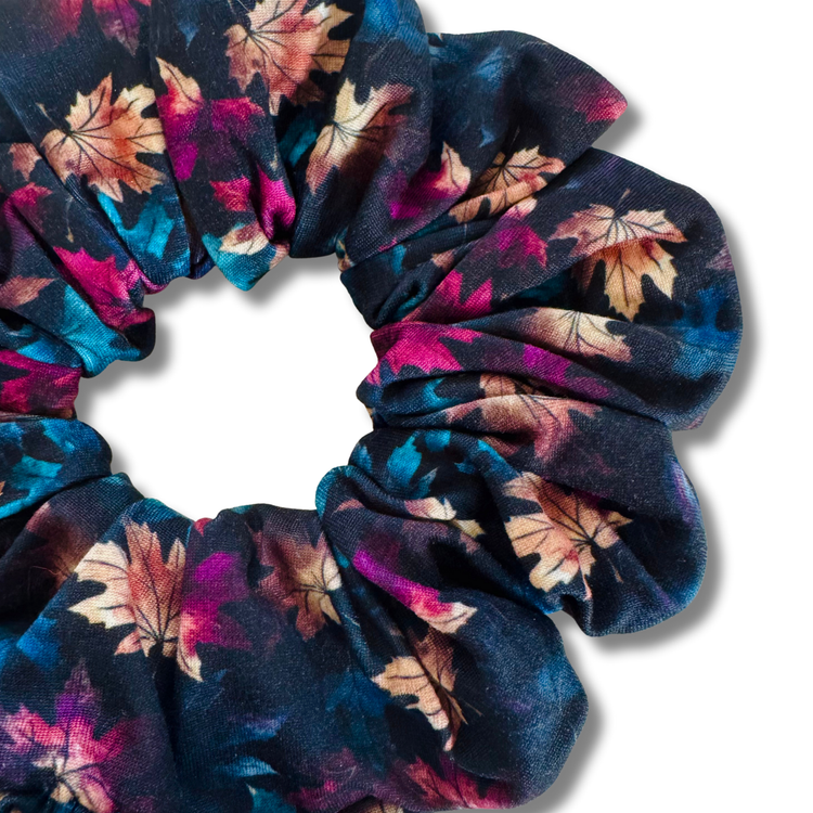 Autumn Leaves Scrunchie Sewing Sweethearts