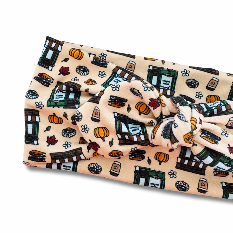 Bookstore Cafe Sweetheart Headband (or removable tie option) Sewing Sweethearts