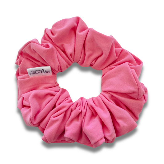 Bubblegum Pink Scrunchie  Sewing Sweethearts   