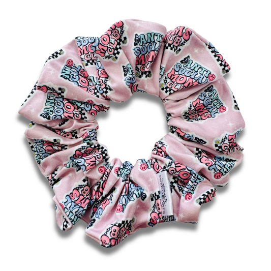 Anti-Social Moms Club Scrunchie  Sewing Sweethearts   
