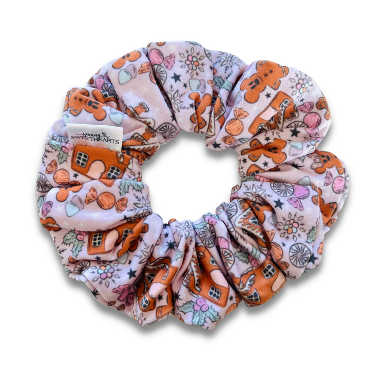 Gingerbread Cookies Scrunchie Sewing Sweethearts
