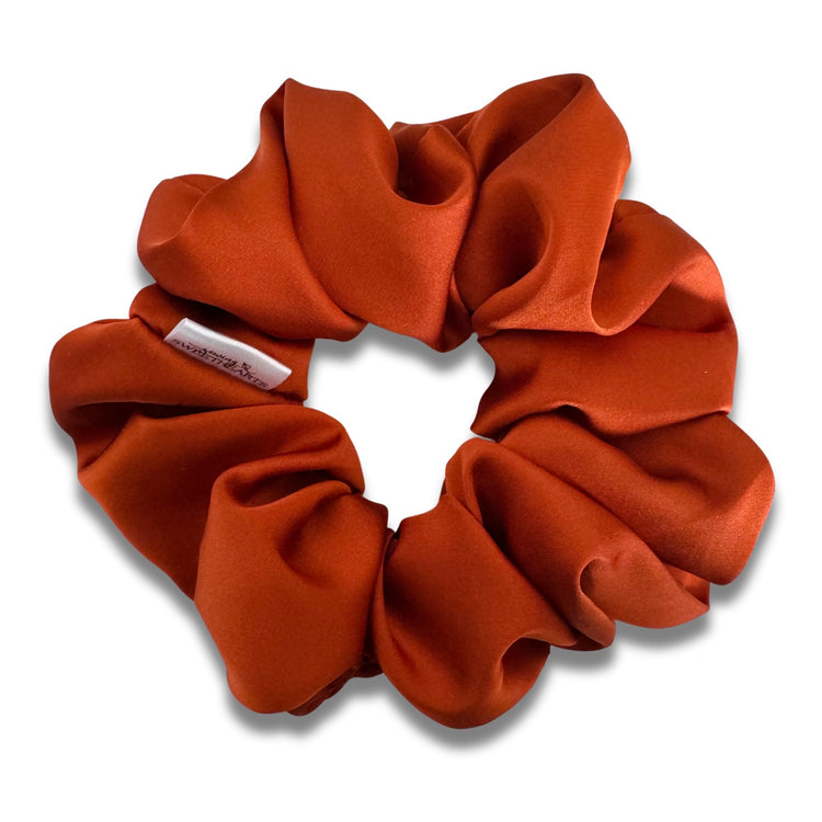 Cinnamon Satin Scrunchie Sewing Sweethearts