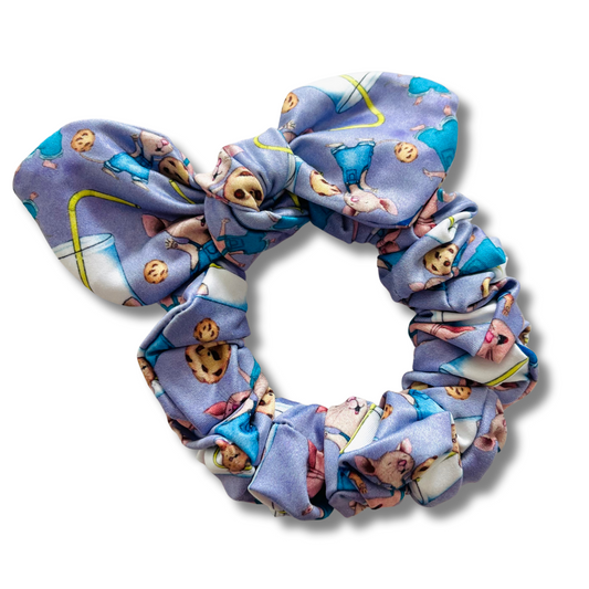 Cookie Mouse Bow Scrunchie  Sewing Sweethearts   