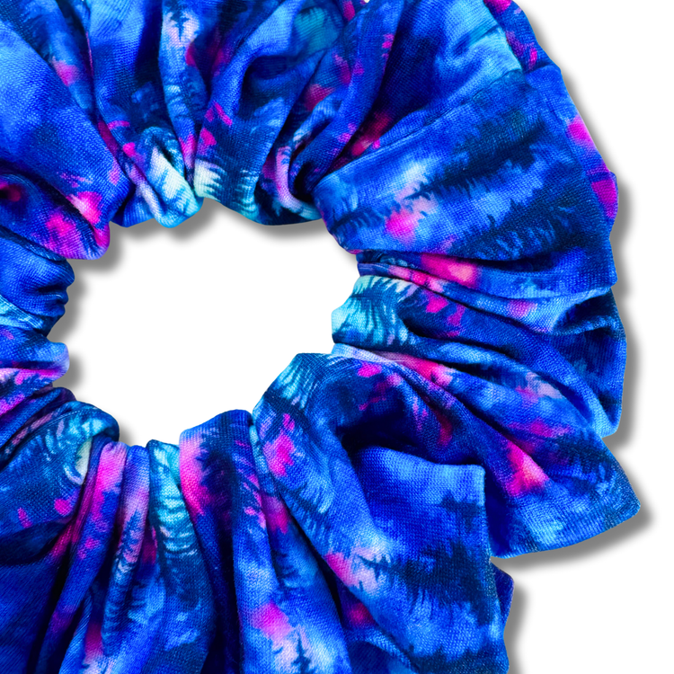 Northern Lights Forest Scrunchie Sewing Sweethearts