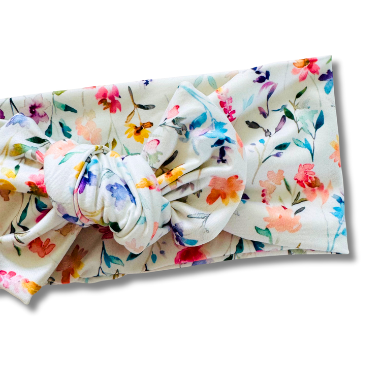 Bright Wildflowers Sweetie Headband Sewing Sweethearts