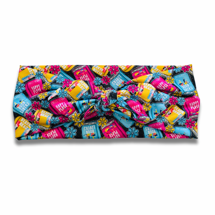 Emily Book Lovers Sweetheart Headband (or removable tie option) Sewing Sweethearts Sweetheart with Removable Tie