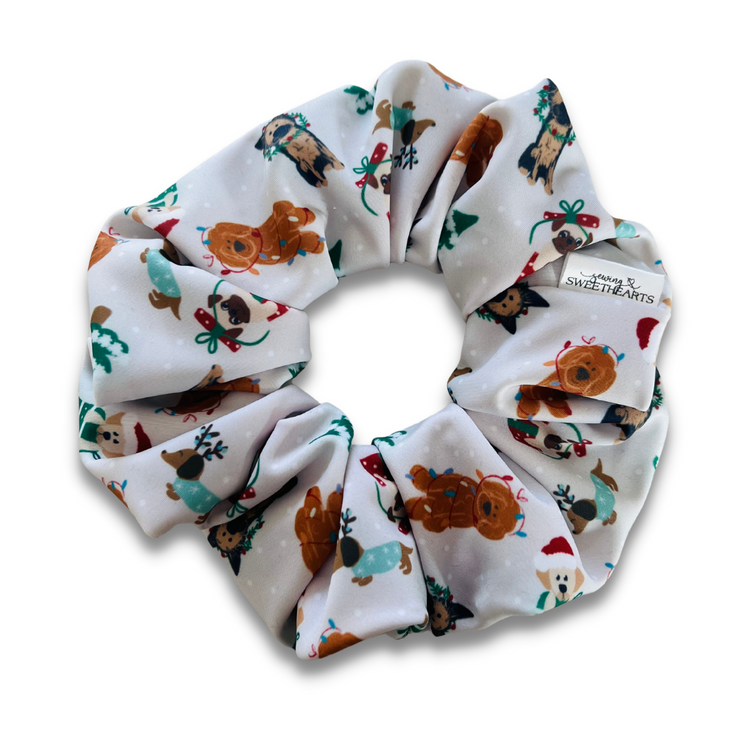Holiday Pups Scrunchie Sewing Sweethearts