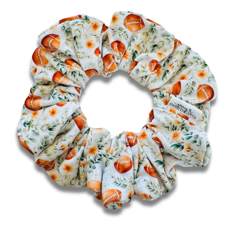 Football Scrunchie Sewing Sweethearts