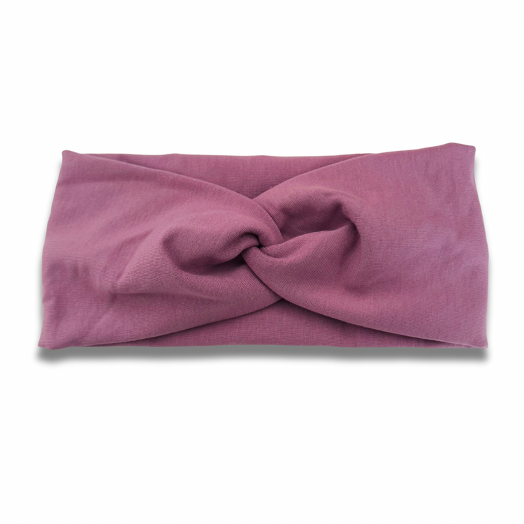 Mauve Bamboo Fleece Ear Warmer Sewing Sweethearts