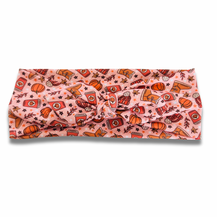 Fall Girl Sweetheart Headband (or removable tie option) Sewing Sweethearts Sweetheart with Removable Tie
