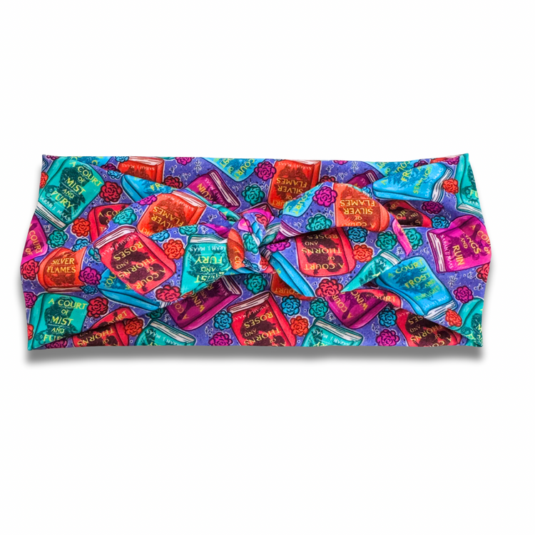 A Court Of (Purple) Sweetheart Headband (or removable tie option) Sewing Sweethearts Sweetheart with Removable Tie
