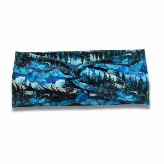 Emerald Forest Sweetheart Headband (or removable tie option) Sewing Sweethearts Sweetheart