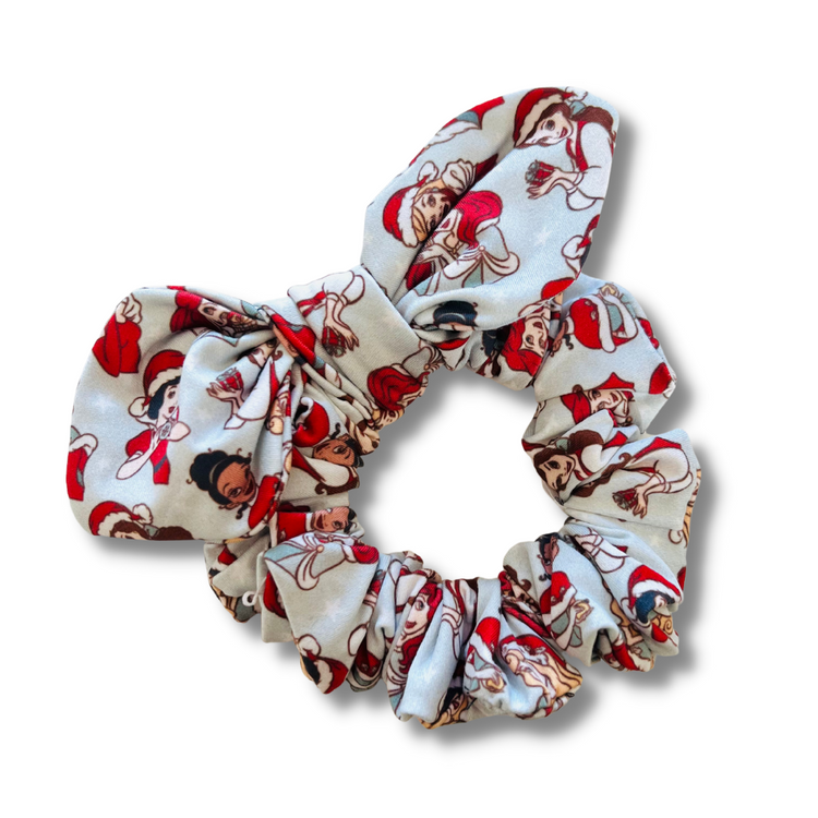 Christmas Princesses Bow Scrunchie Sewing Sweethearts