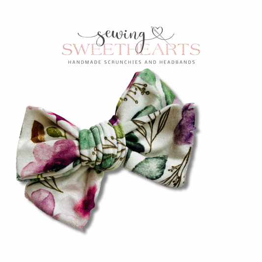 Violet Garden Bow Sweet Minis Sewing Sweethearts   