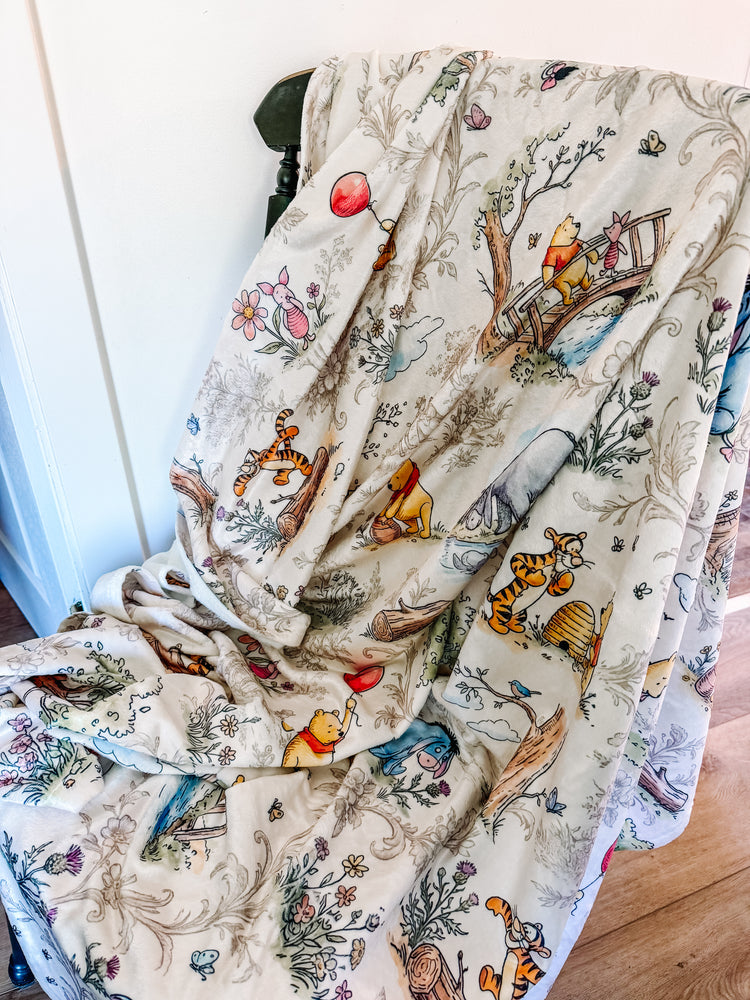 100 Acre Minky Blanket PREORDER (~4 weeks before shipping) Sewing Sweethearts