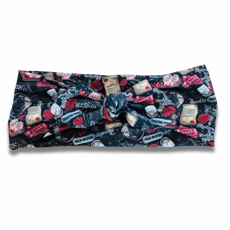 Adeline Sweetheart Headband (or removable tie option) Sewing Sweethearts Sweetheart with Removable Tie