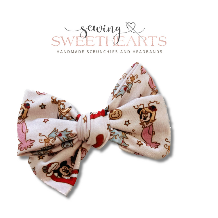 Mouse in Who Ville Bow Sweet Minis Sewing Sweethearts