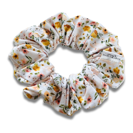 Floral Piggies Scrunchie  Sewing Sweethearts   