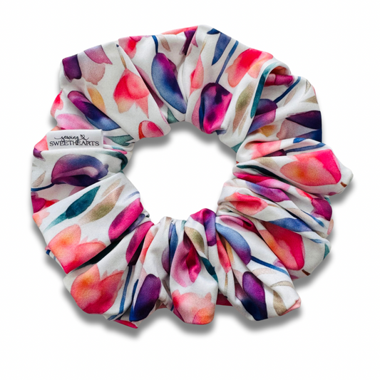 Tulips Scrunchie  Sewing Sweethearts   