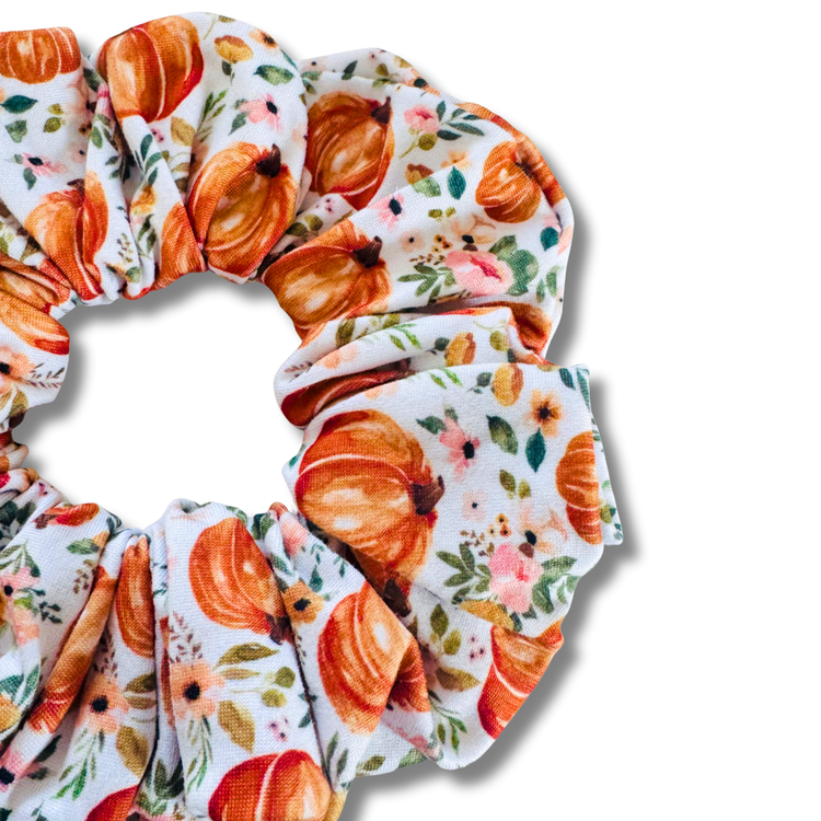 Pumpkin Garden Scrunchie Sewing Sweethearts