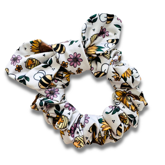 Sunny Bee Bow Scrunchie  Sewing Sweethearts   