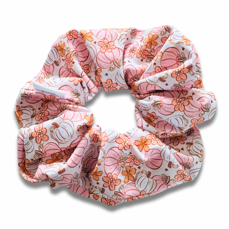 Little Pink Pumpkins Scrunchie Sewing Sweethearts