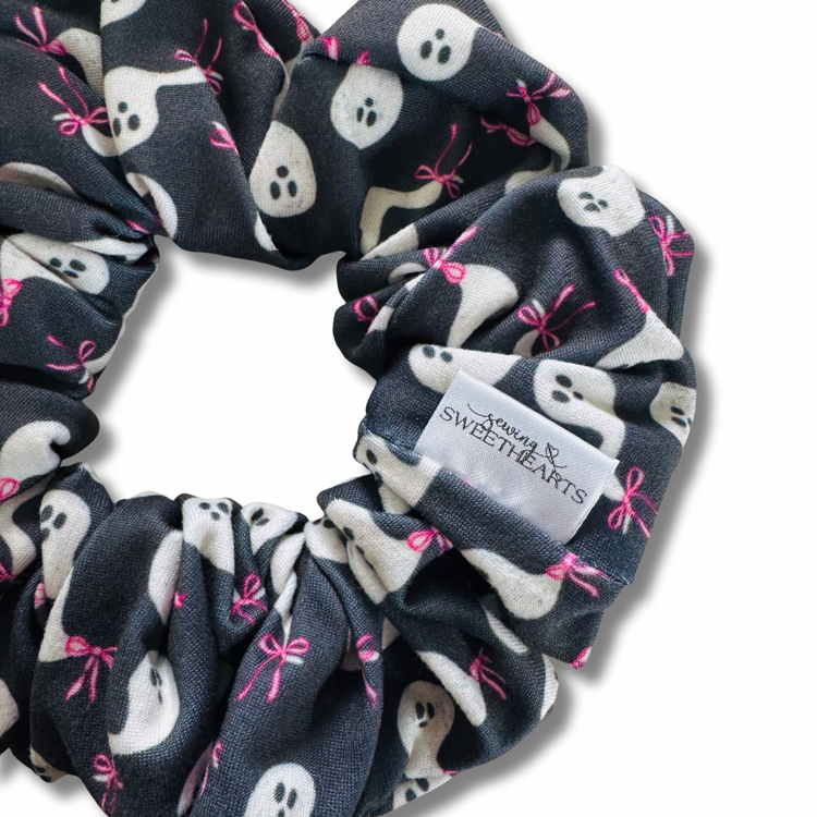 Ghosties Scrunchie Sewing Sweethearts