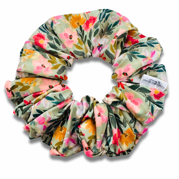 Sage Garden Scrunchie Sewing Sweethearts