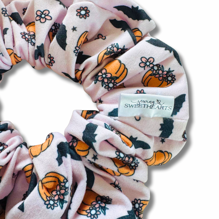 Batty Pumpkins Scrunchie Sewing Sweethearts