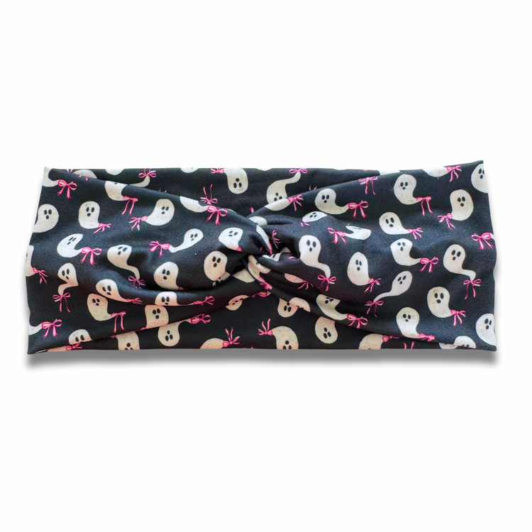 Ghosties Sweetheart Headband (or removable tie option) Sewing Sweethearts Sweetheart