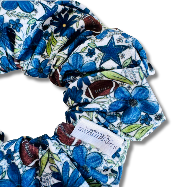 Football: Cowboys Scrunchie Sewing Sweethearts