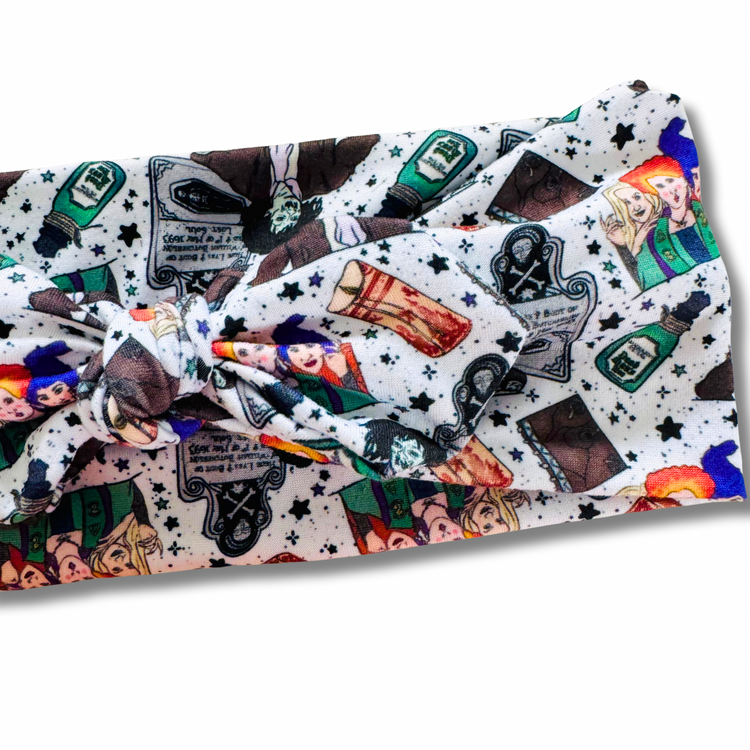 Pocus (v. 2) Sweetheart Headband (or removable tie option) Sewing Sweethearts