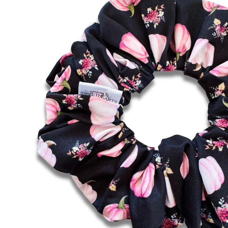 Pink Pumpkins Scrunchie Sewing Sweethearts