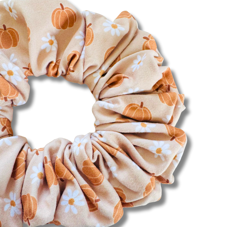 Pumpkins & Daisies Scrunchie Sewing Sweethearts