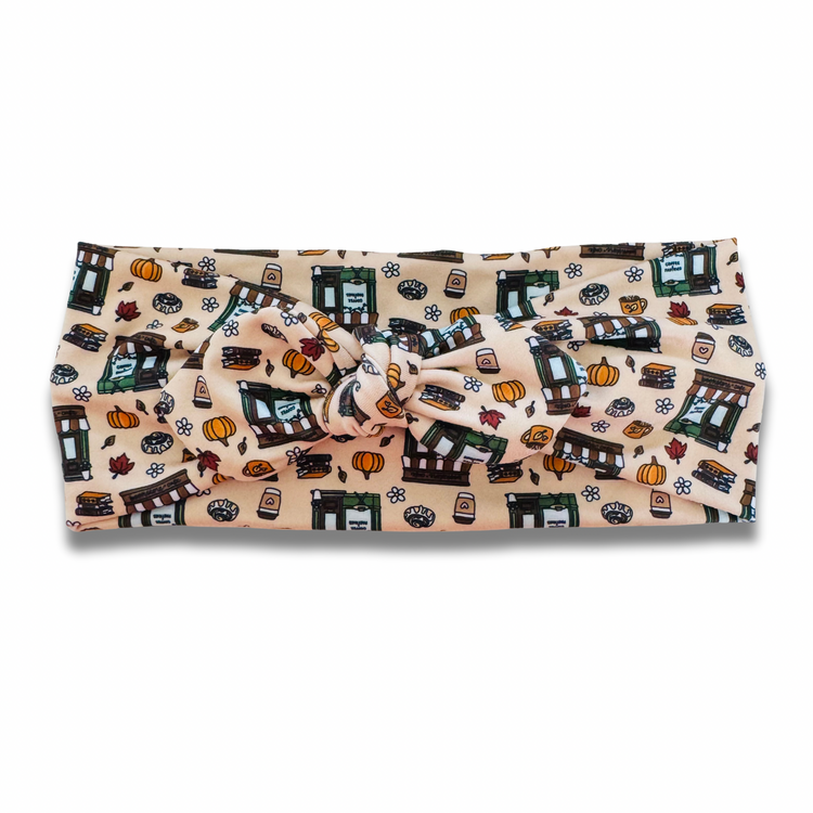 Bookstore Cafe Sweetheart Headband (or removable tie option) Sewing Sweethearts Sweetheart with Removable Tie